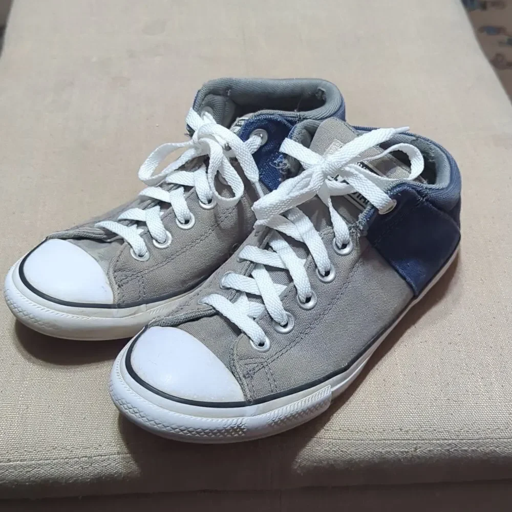 CONVERSE ALL STAR Chuck Taylor 665357F Gray Blue‎ Sneakers Junior Size 5